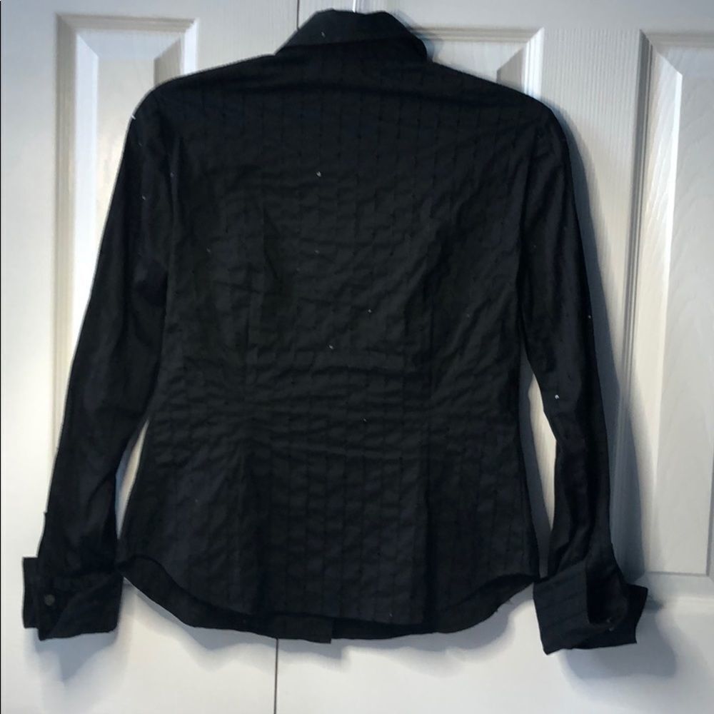 Lafayette 148 sequined button down top - 2 - Picture 8 of 8